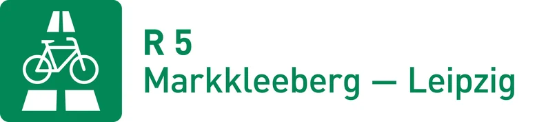 Logo zu einem Radschnellweg mit Ziffer 5