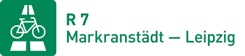 Logo zu einem Radschnellweg mit Ziffer 7
